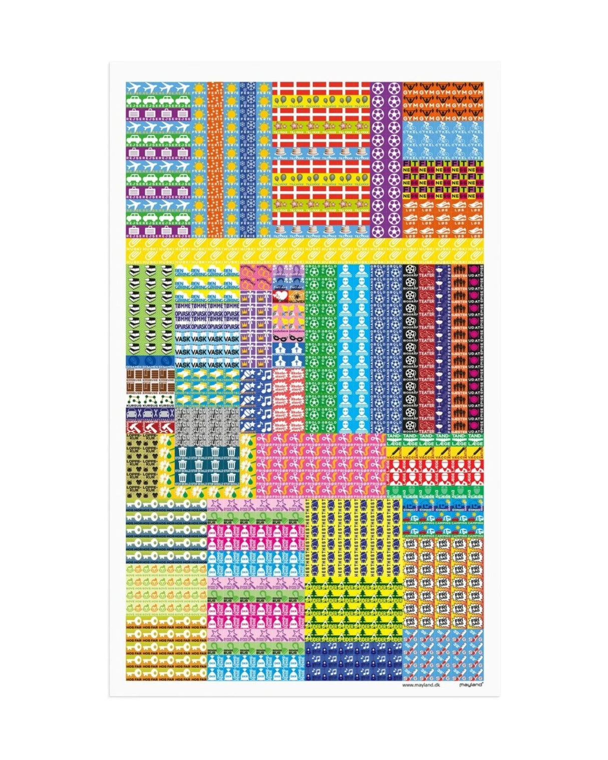 Familiekalender Otto Dickmeiss & Lilja Scherfig 4 kol. 2026 - Fra Mayland