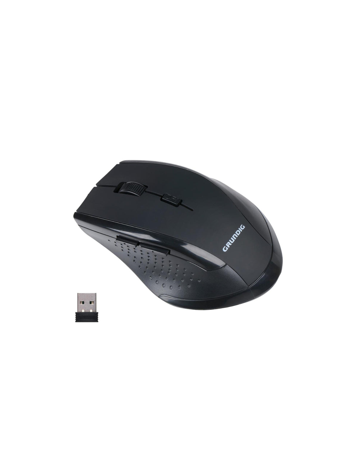 Trådløs mus i sort - Grundig
