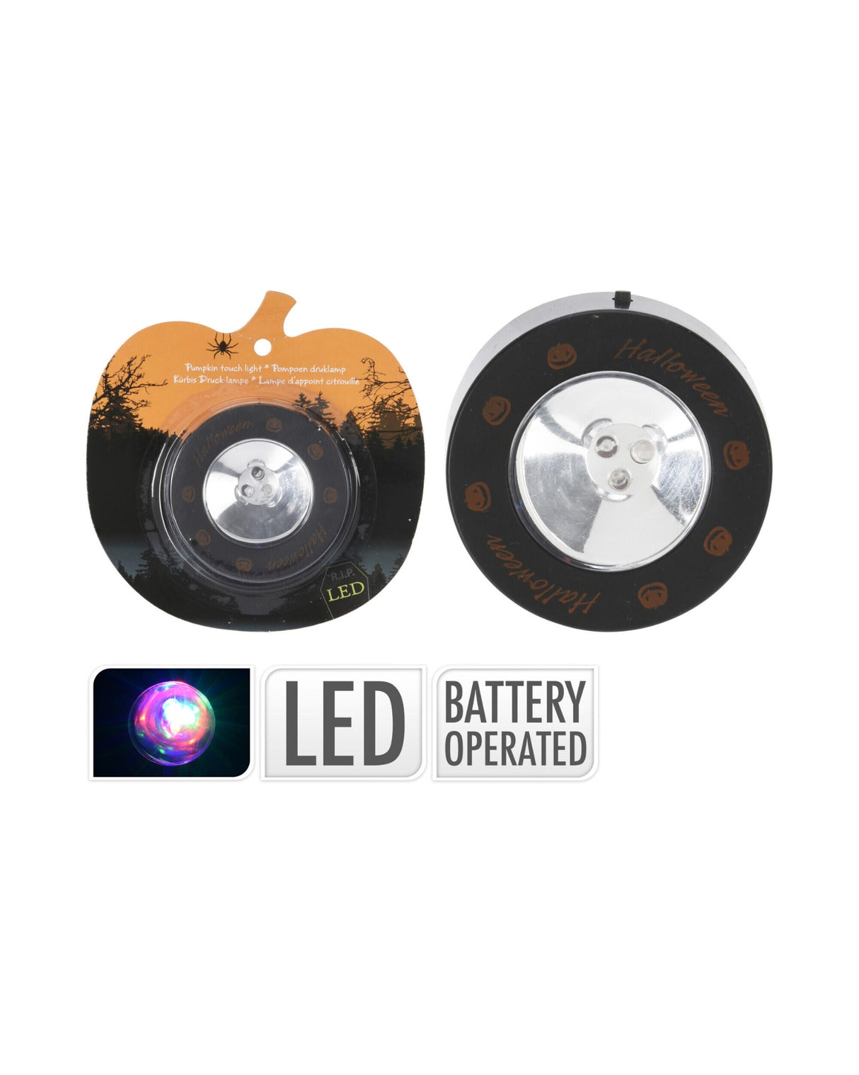 Halloween lys græskar