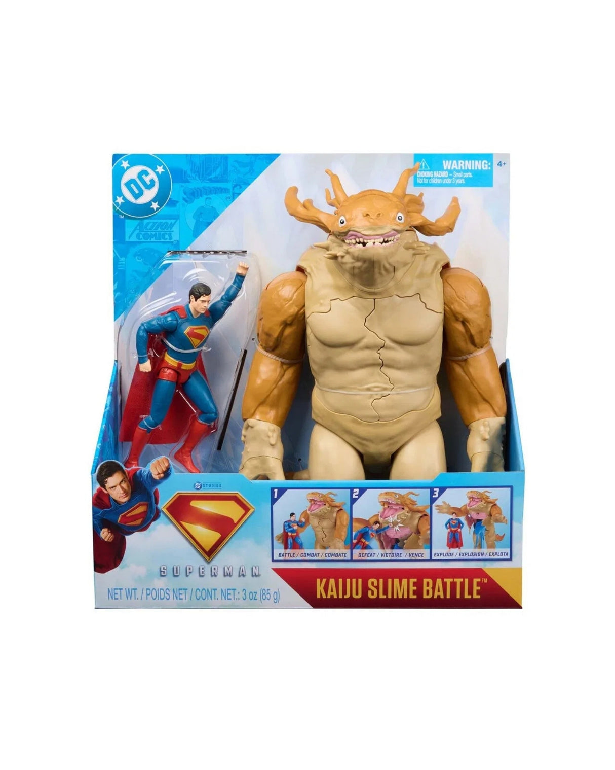 Superman Movie Kaiju Slime Explosion Battle