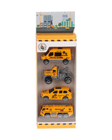 Biler 7 cm - Sæt med 4 stk