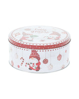 Kagedåser 3 stk runde med juledesign