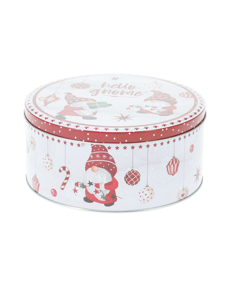 Kagedåser 3 stk runde med juledesign