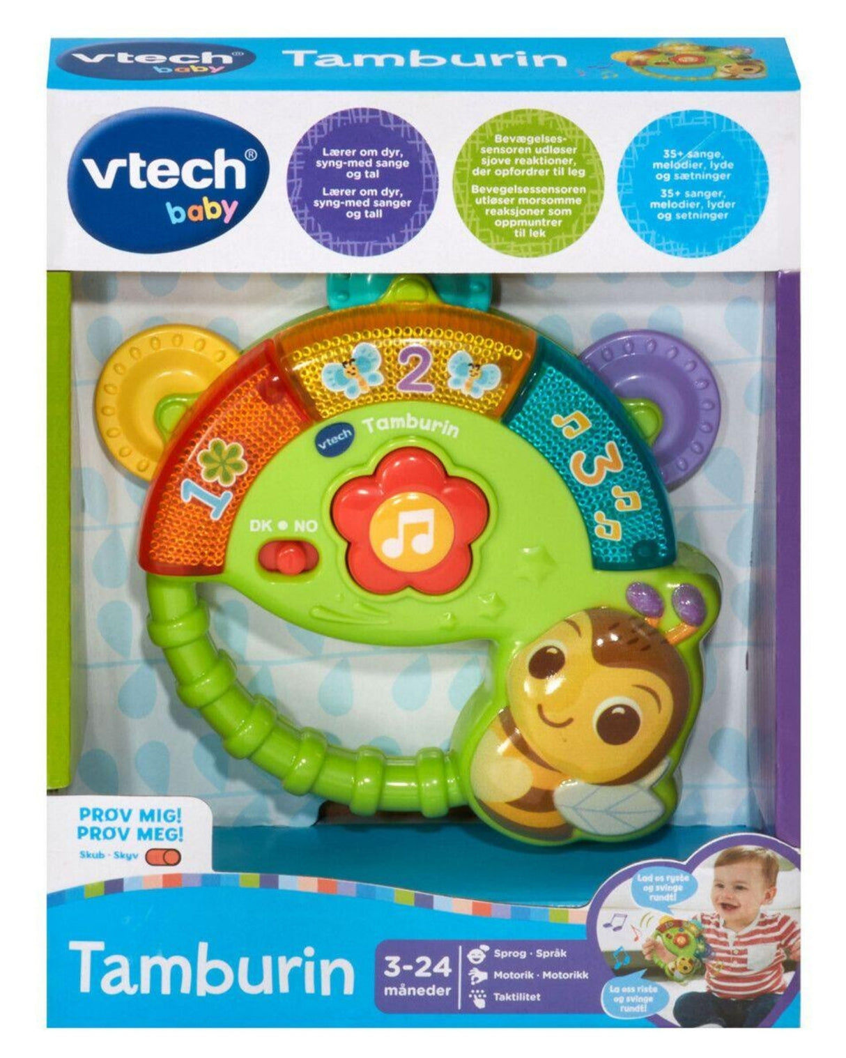 Vtech Shaking Sounds Tambourine DK &amp; NO