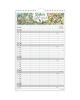 Familiekalender Otto Dickmeiss & Lilja Scherfig 4 kol. 2026 - Fra Mayland