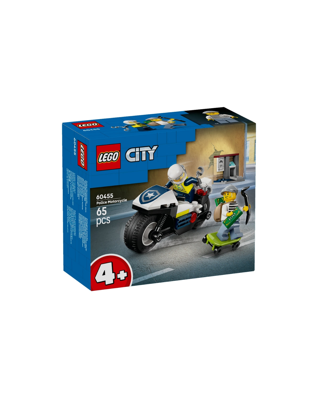 LEGO 60455 Police Motorcycle on a Crime Chase 