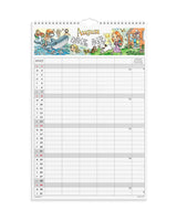 Familiekalender Otto Dickmeiss & Lilja Scherfig 5 Kol. 2027