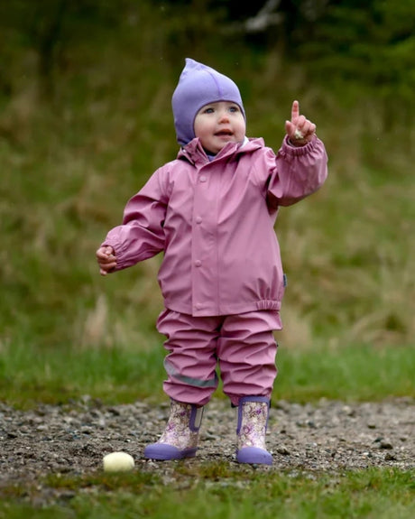 Lyserød - Lilas - Mikk-Line - PU Regntøj - Uden seler - 33144ML