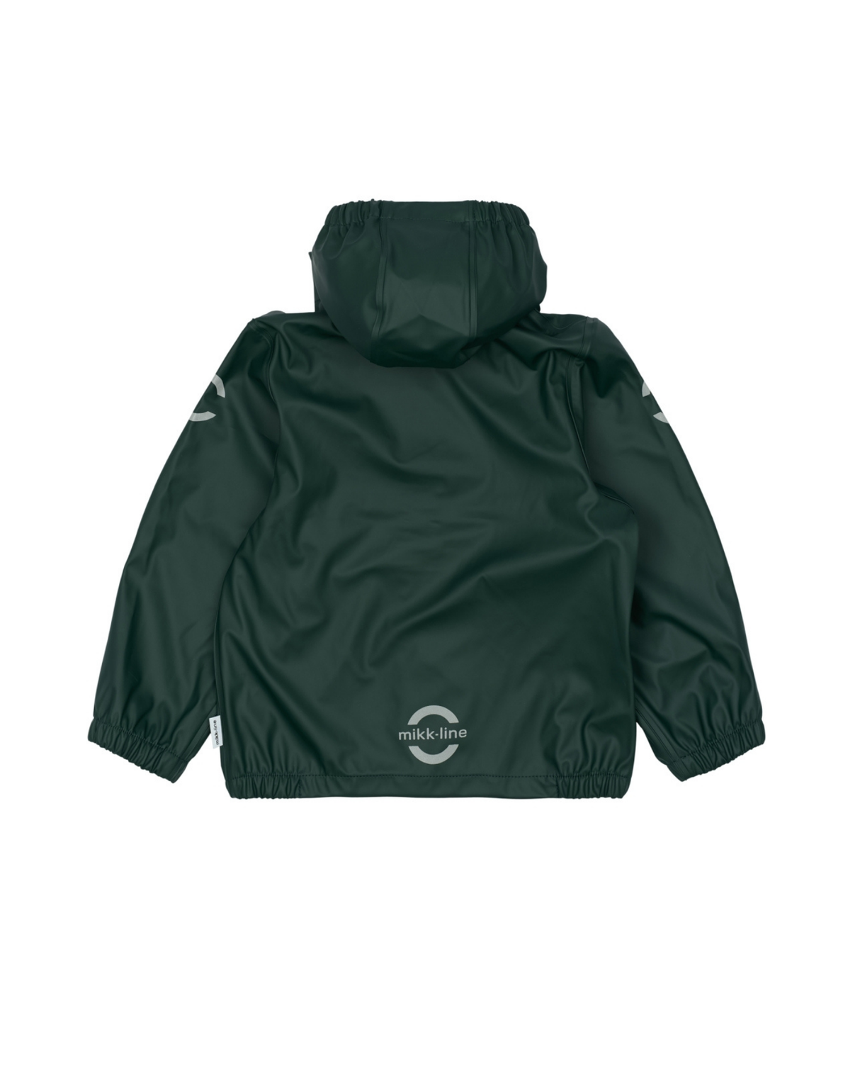 Mørkegrøn - Darkest Sprouse - mikk-line - regnsæt med smæk regnbukser - 33145