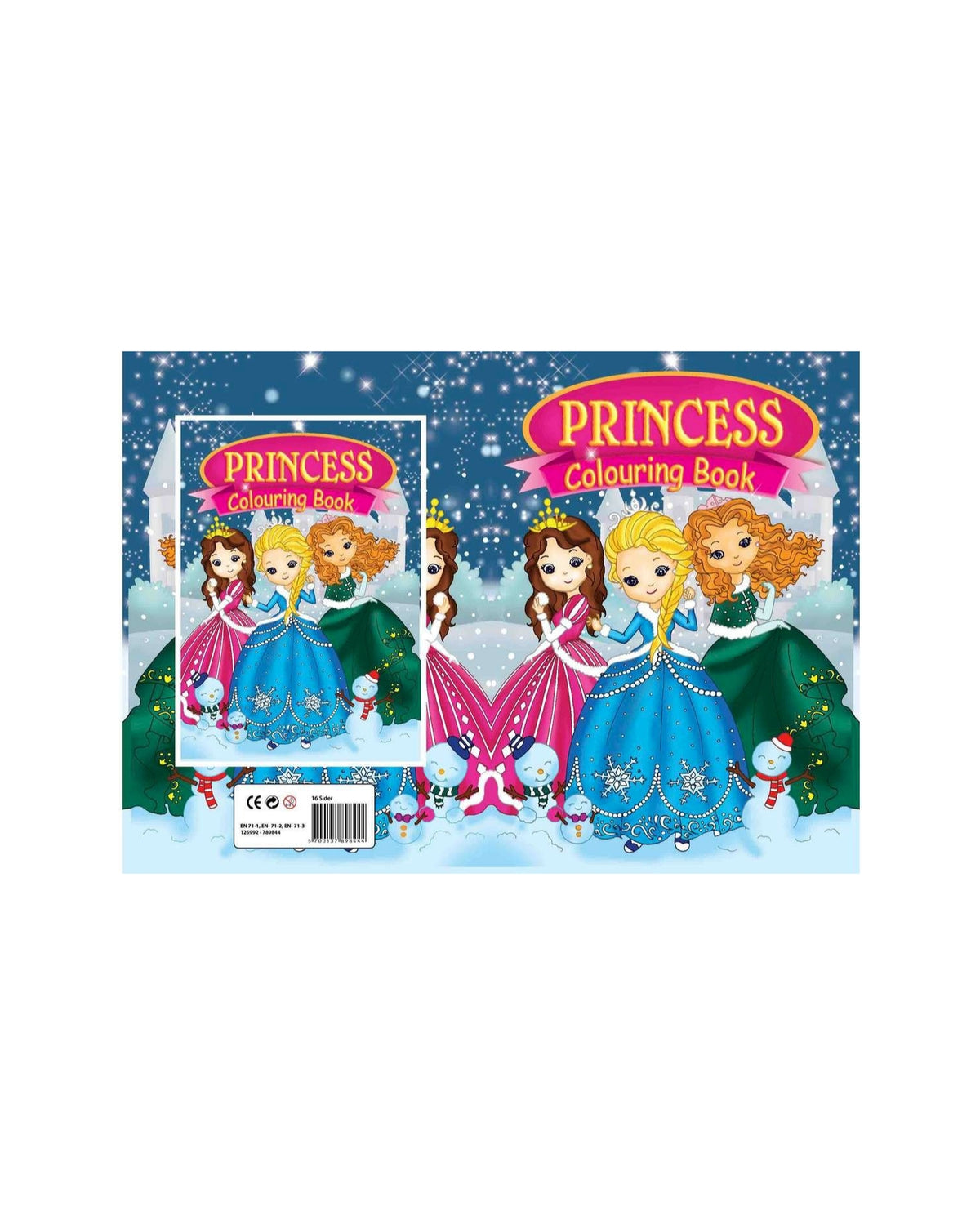 Malebog A4 Princesses 16 sider