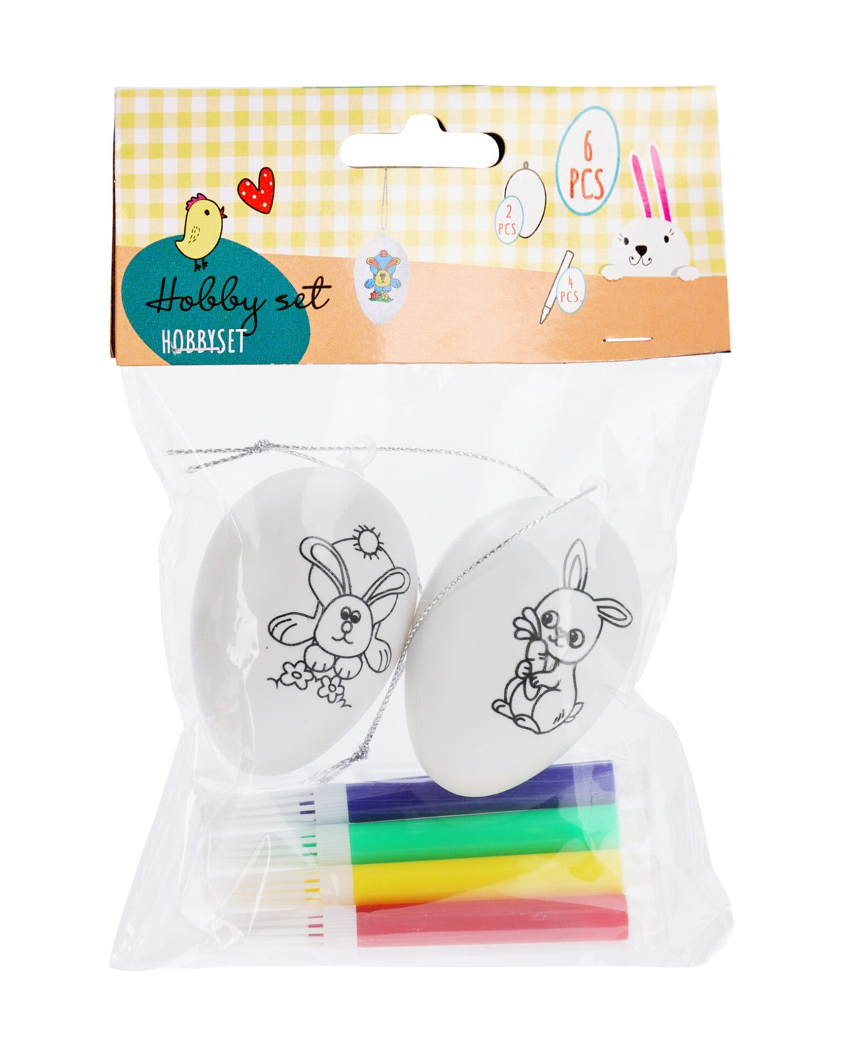 Eggs that can be painted with 4 markers