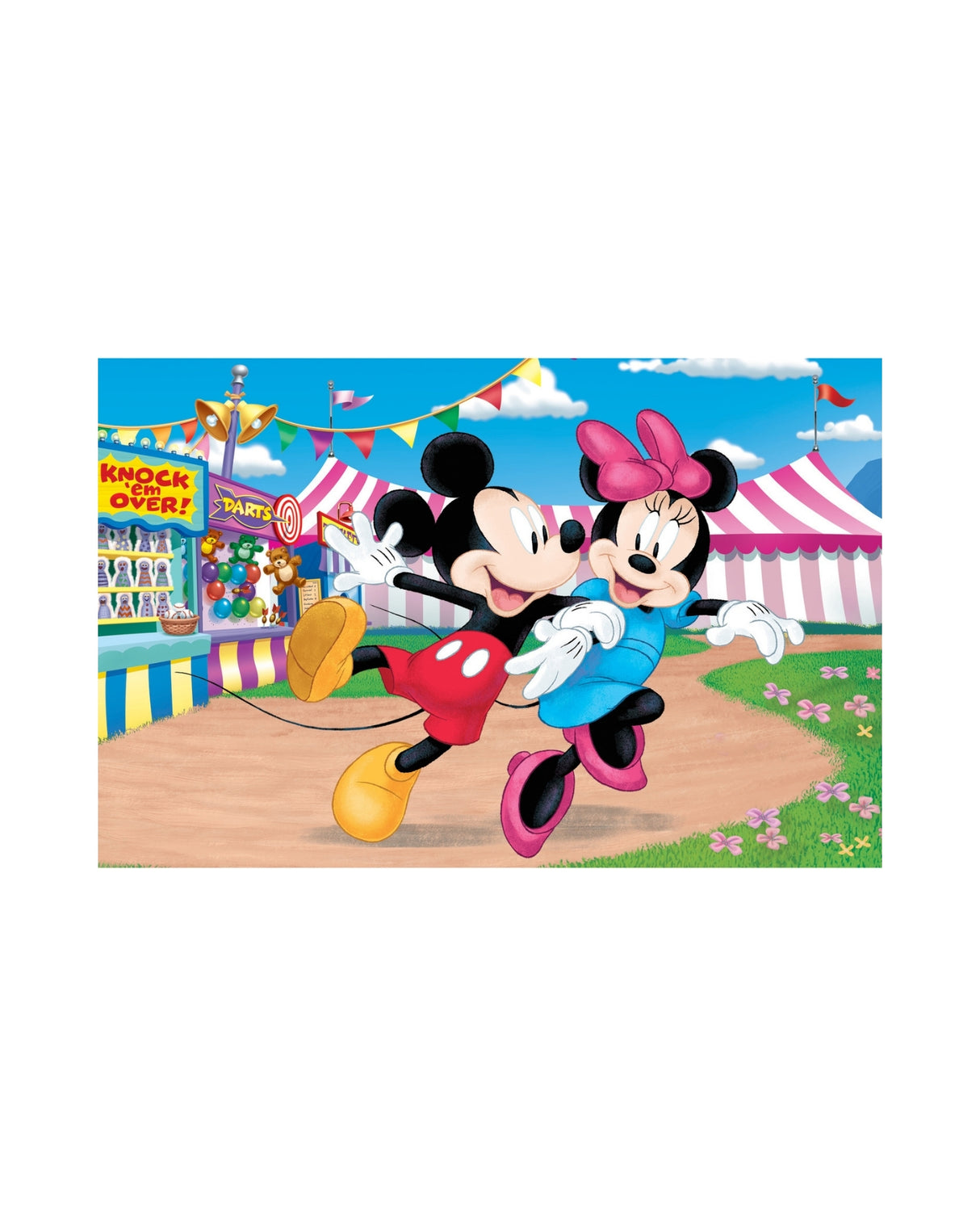 Puslespil med 54 brikker - Mini-Puslespil - Mickey Mouses Skøre Eventyr - Disney Mickey Mouse Og Venner