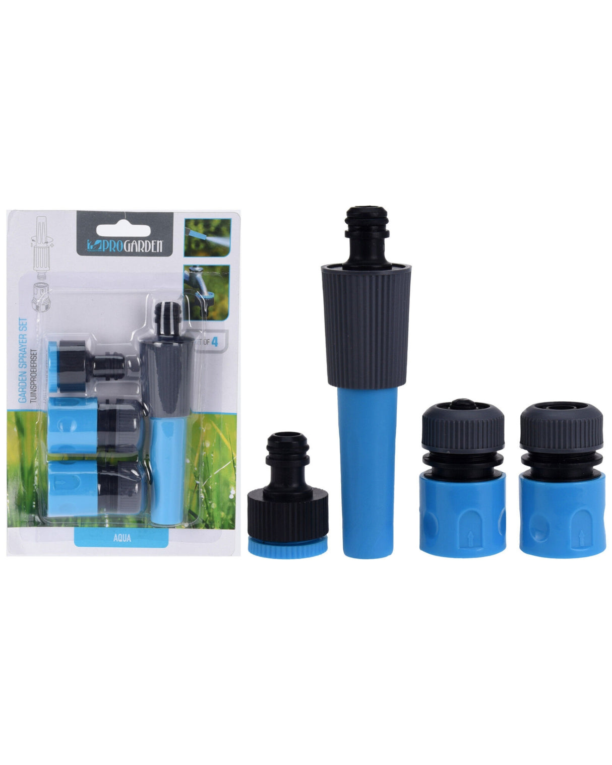 Vandslange koblingssæt 4 dele