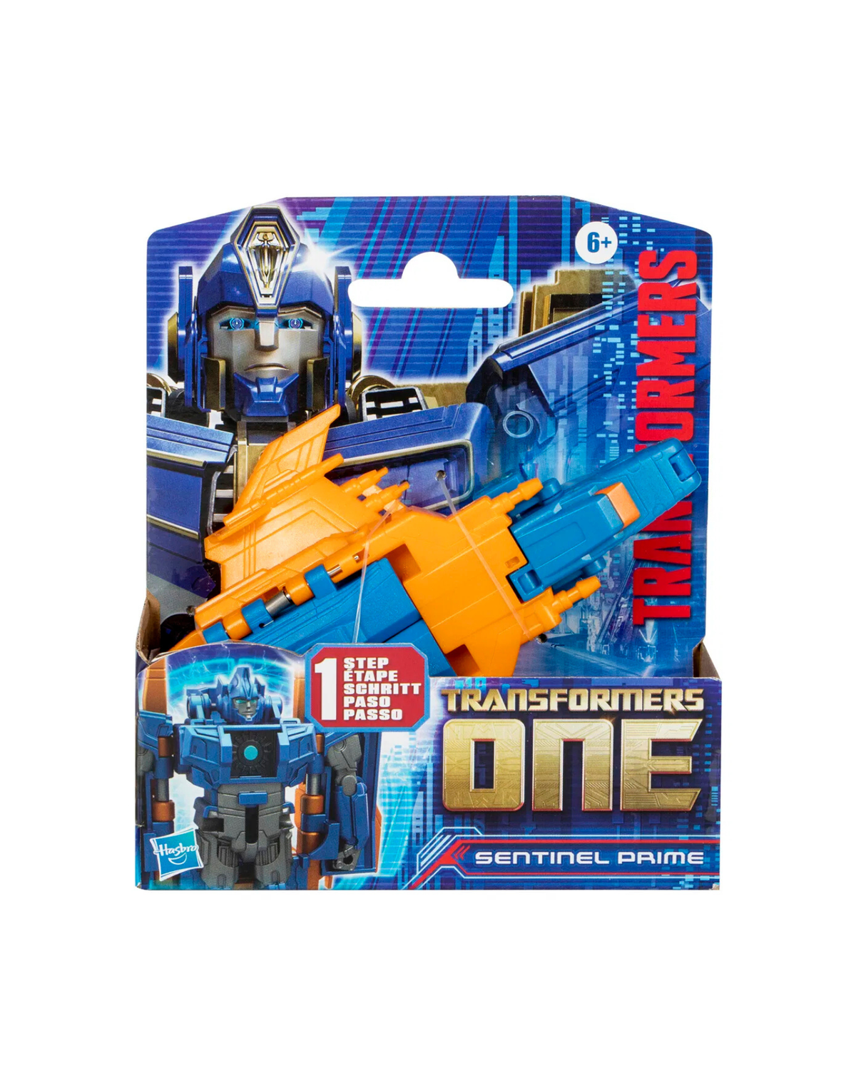 Transformers One 1-Step Changer 10 cm. blå-gul billet 4