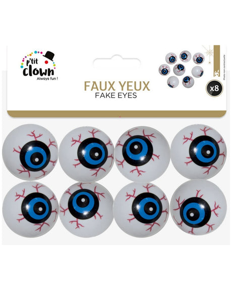 Øjne i plast 8 stk