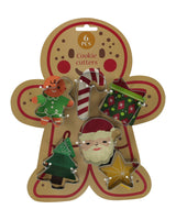 Småkage ud stiks forme 6 stk - Jule design