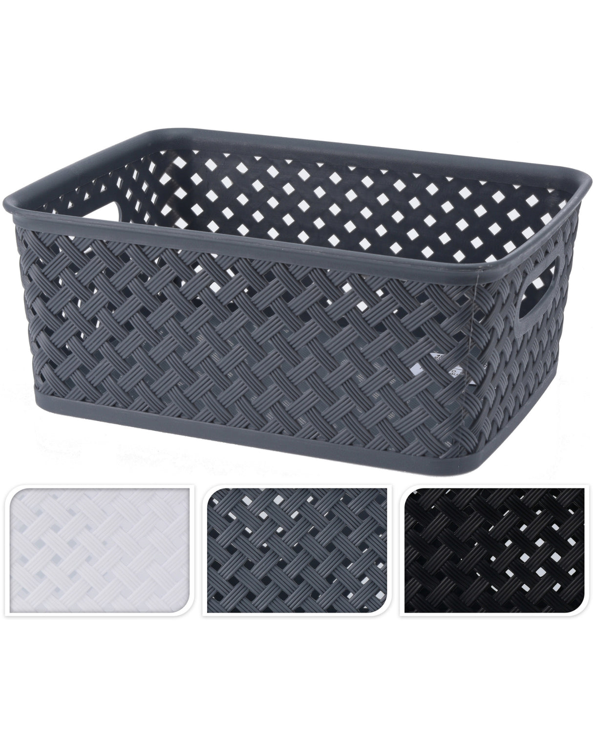 Plast kurv 25x20x10 cm