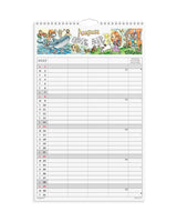 Familiekalender Otto Dickmeiss & Lilja Scherfig 4 kolloner 2027