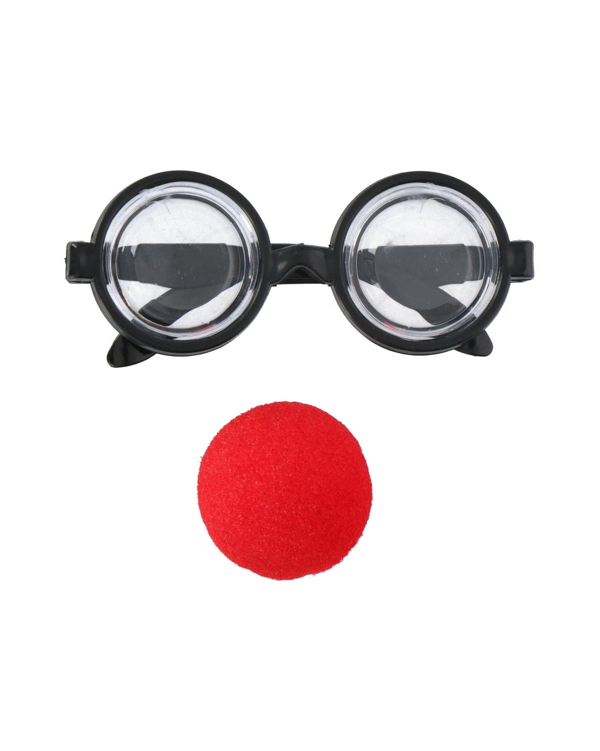 Klovne briller og næse