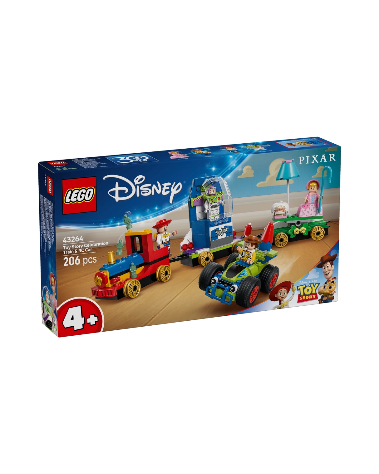 LEGO 43264 Toy Story Celebration: Train and Remote-Controlled Car 