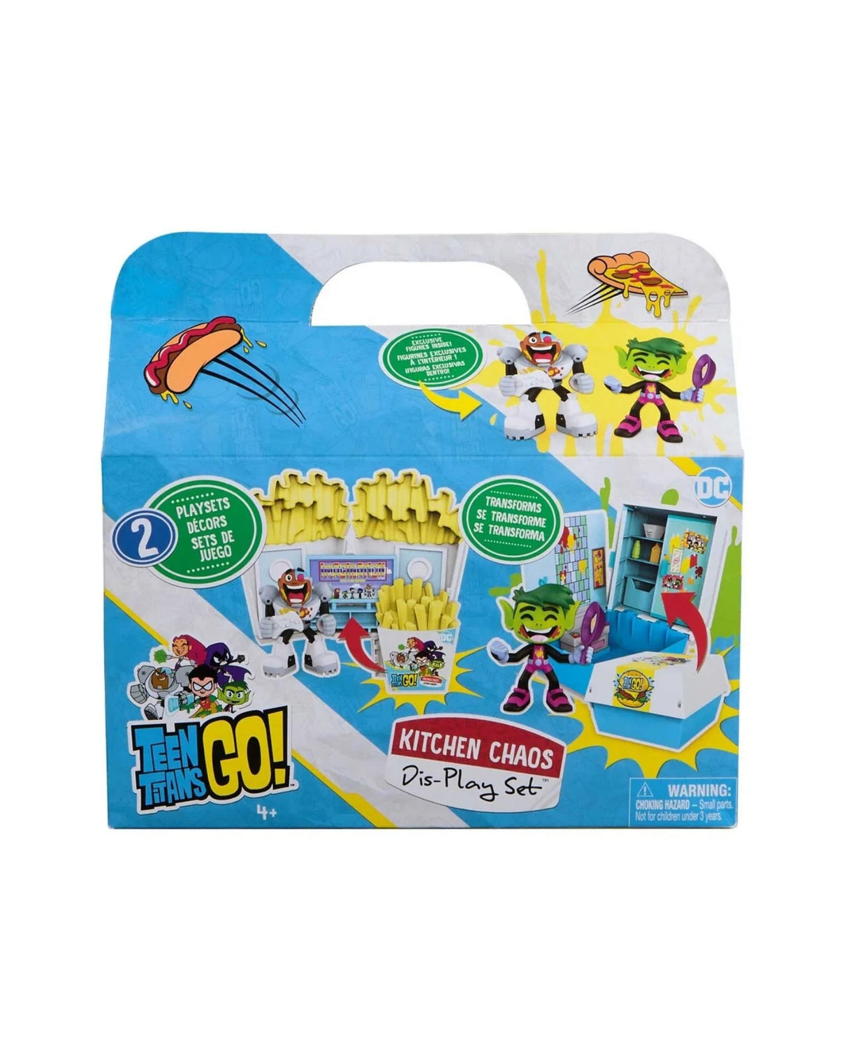 Teen Titans Go Kitchen Chaos Display Set