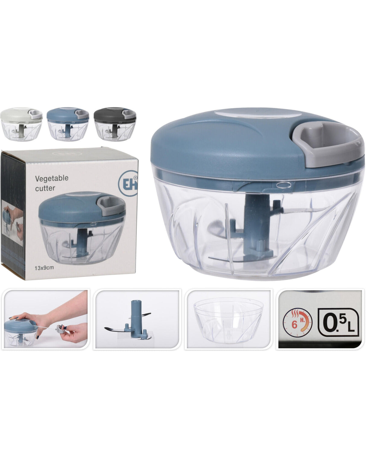 Grønsags hakker 13x9cm