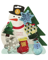 Småkage ud stiks forme 6 stk - Jule design