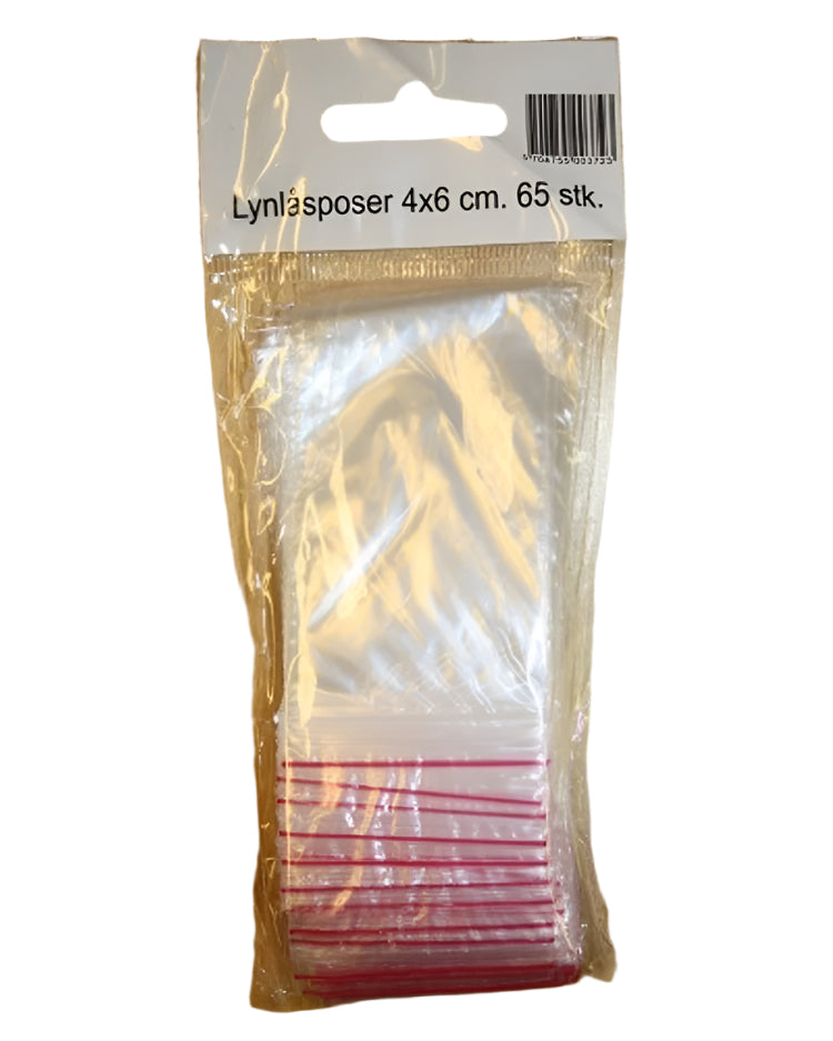 Ziplock bag 4x6cm 65 pcs