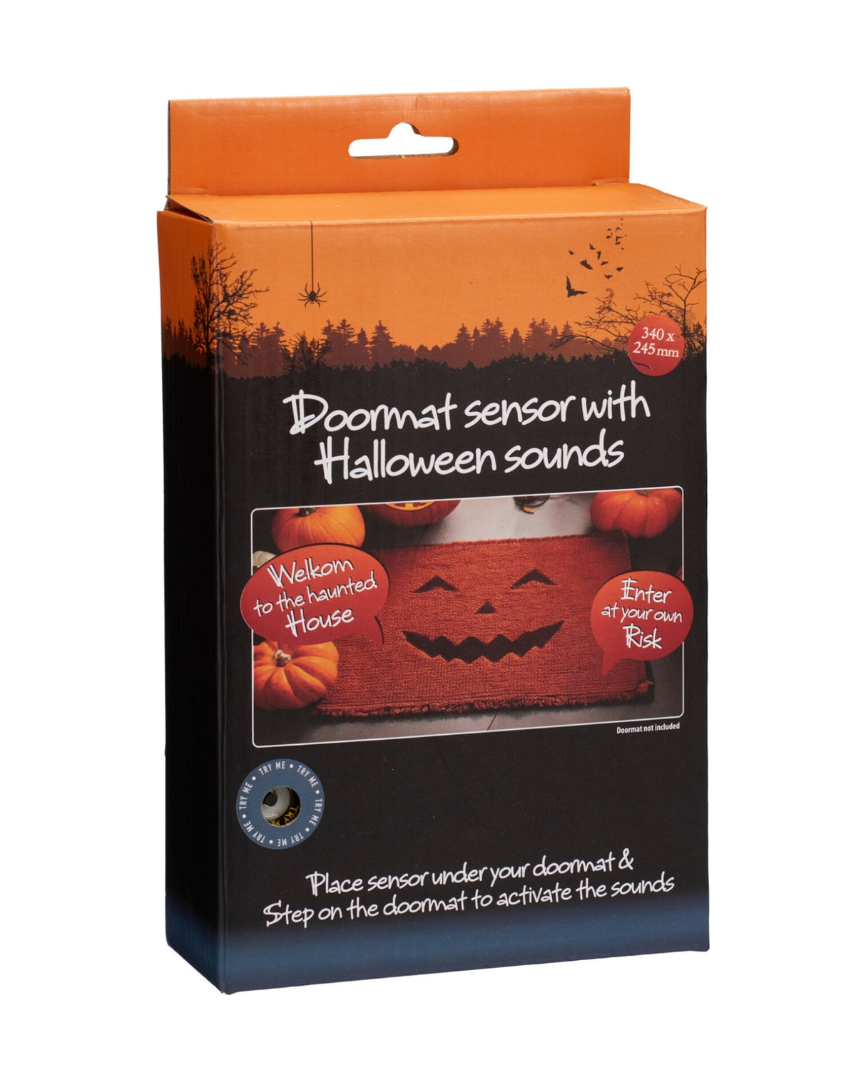 Sensor til dørmåtten - Med skræmme lyde