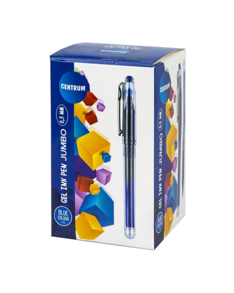 Fineliner med hætte - Gel Ink. Blå