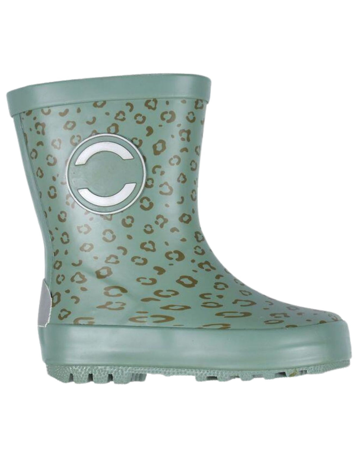 Grøn Mikk-Line Gummistøvler - leopard print - 38027
