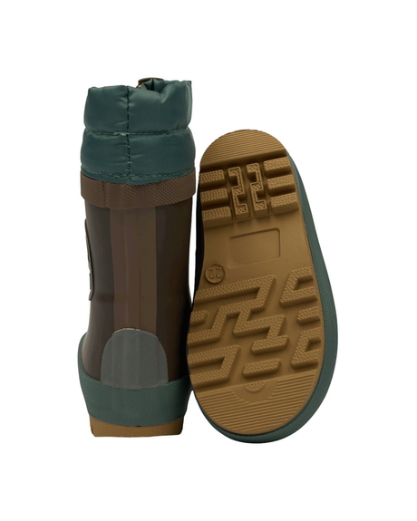 Brun - Burlwood - Mikk-Line - Gummistøvler med for - 38040