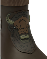 Brun - Burlwood - Mikk-Line - Gummistøvler med for - 38040