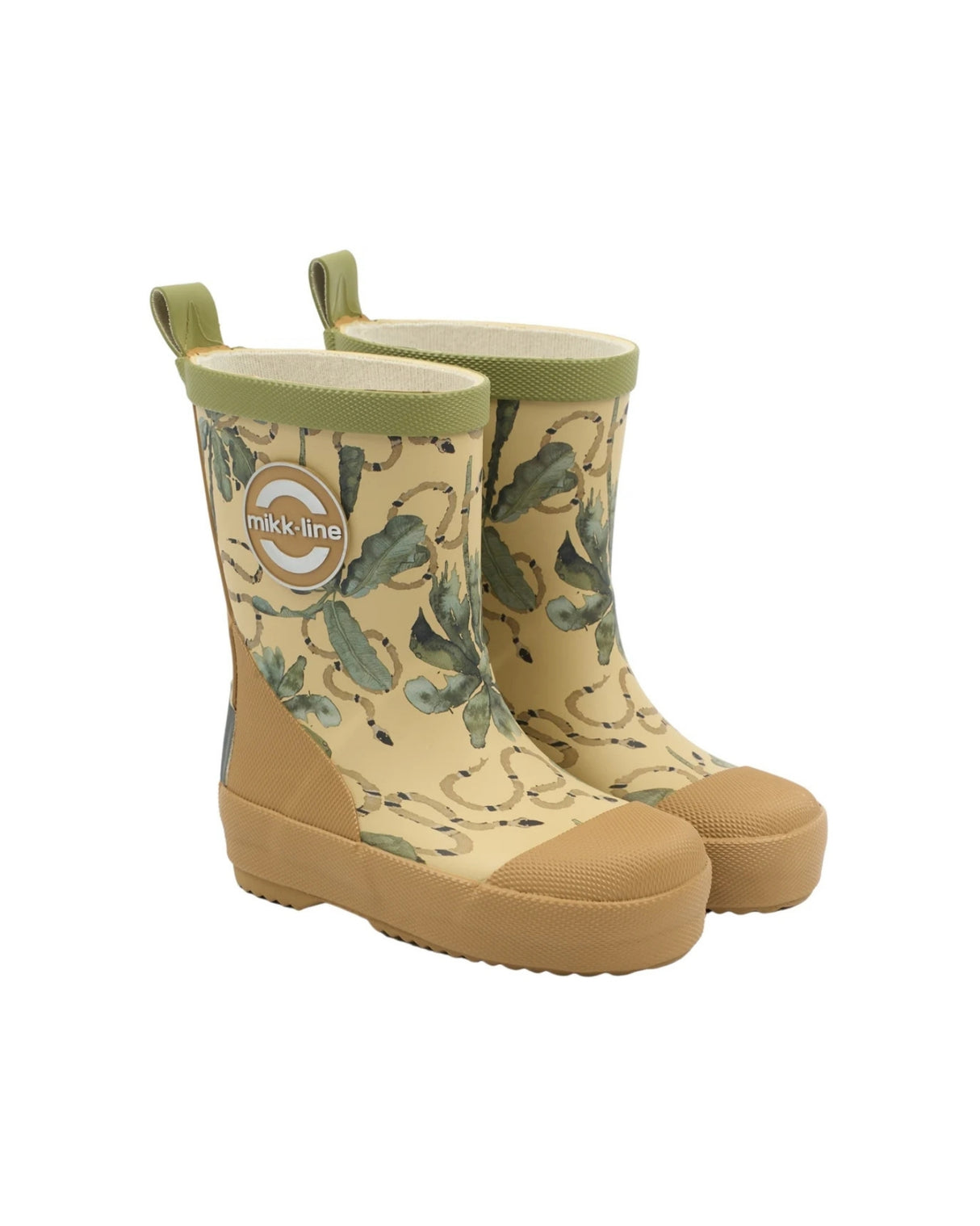 Sand - Gray Green - Mikk-Line - Gummistøvler - Slanger - 38066