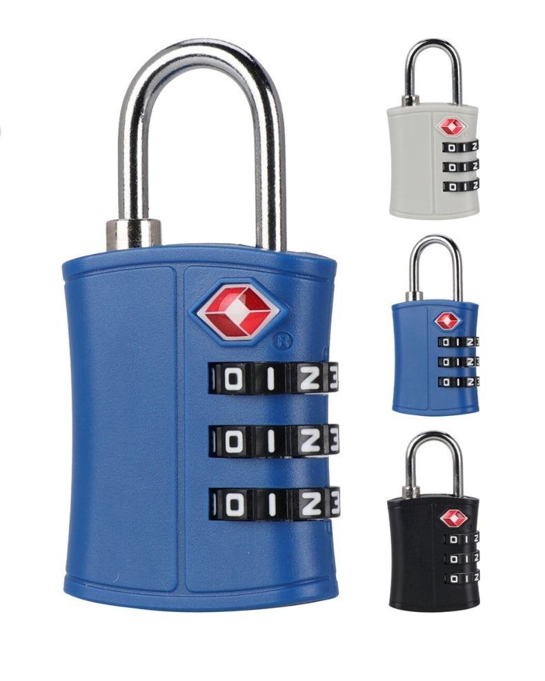 TSA-lås med 3-cifret kode - Hængelås