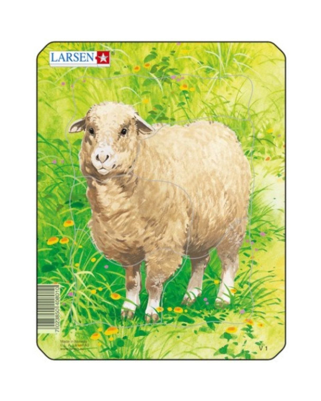 Puslespil med 9 brikker - Rammepuslespil
