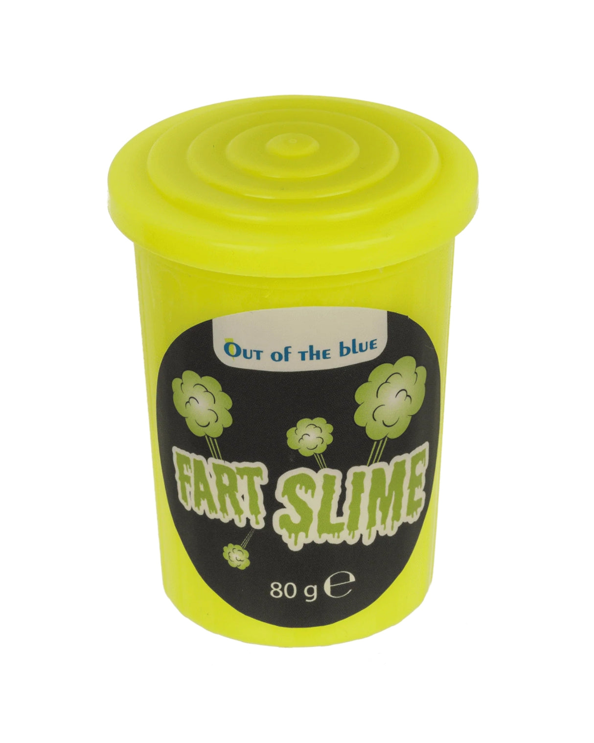 Sjov prutteslime på dåse med lyd-effekt.