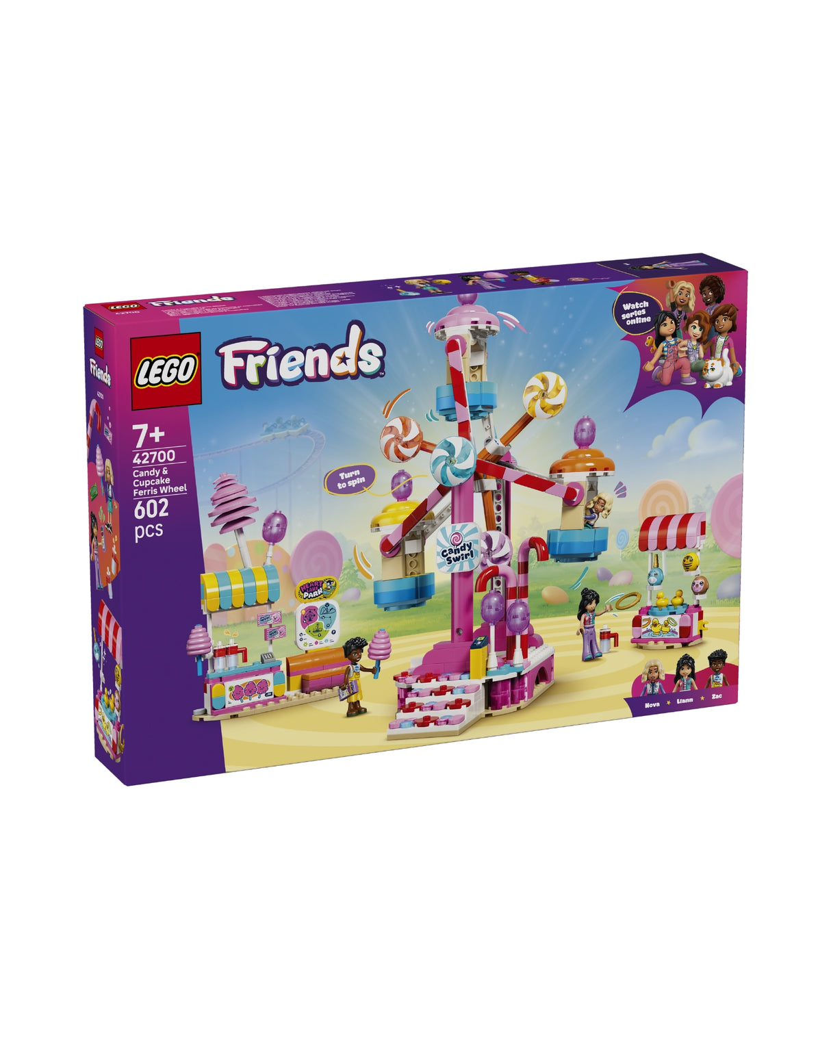 LEGO 42700 Slik- og cupcake-pariserhjul - LEGO Friends 42700
