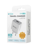 USB Oplader 2,4A – Hvid