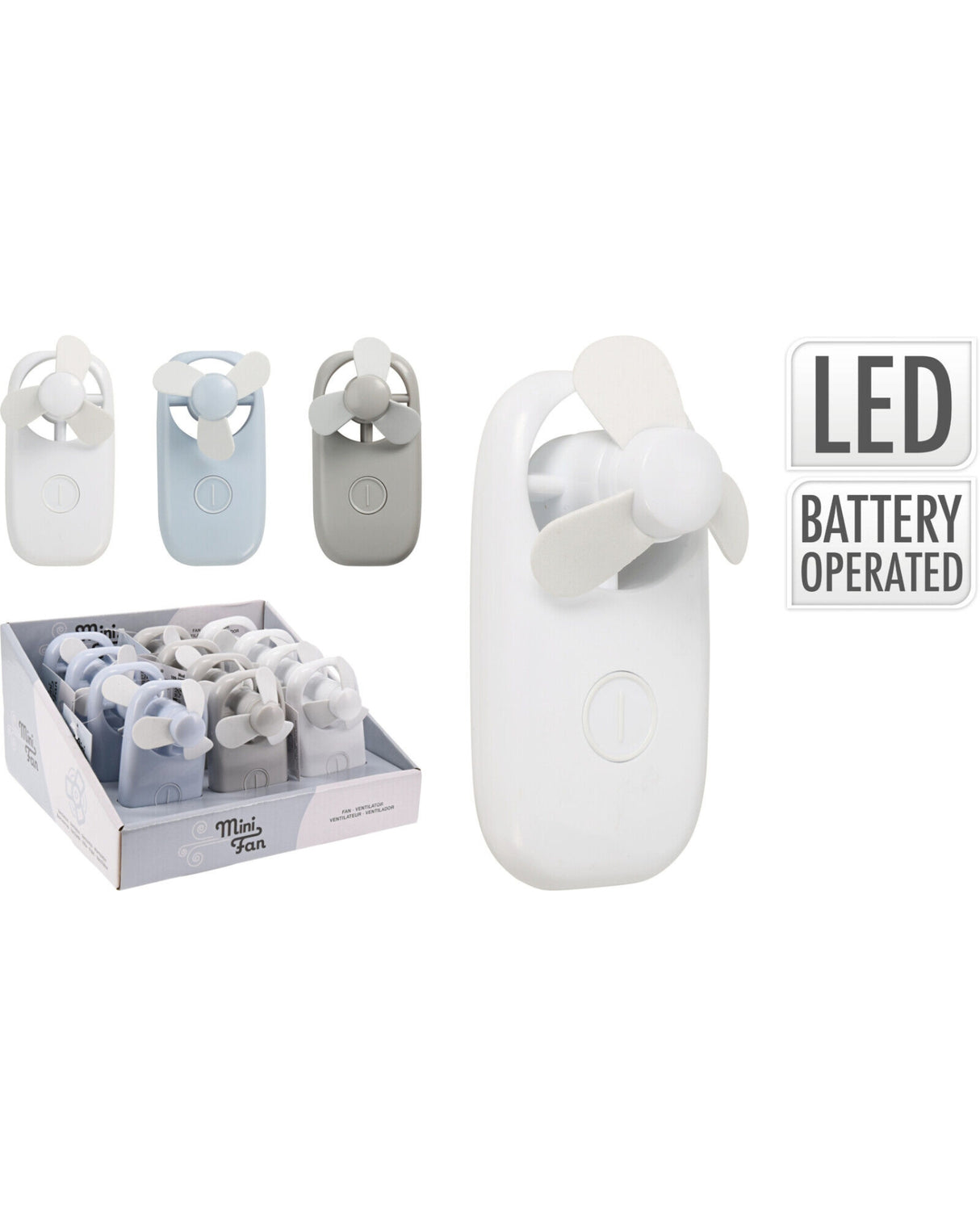 Blæser mini med batteri 1stk