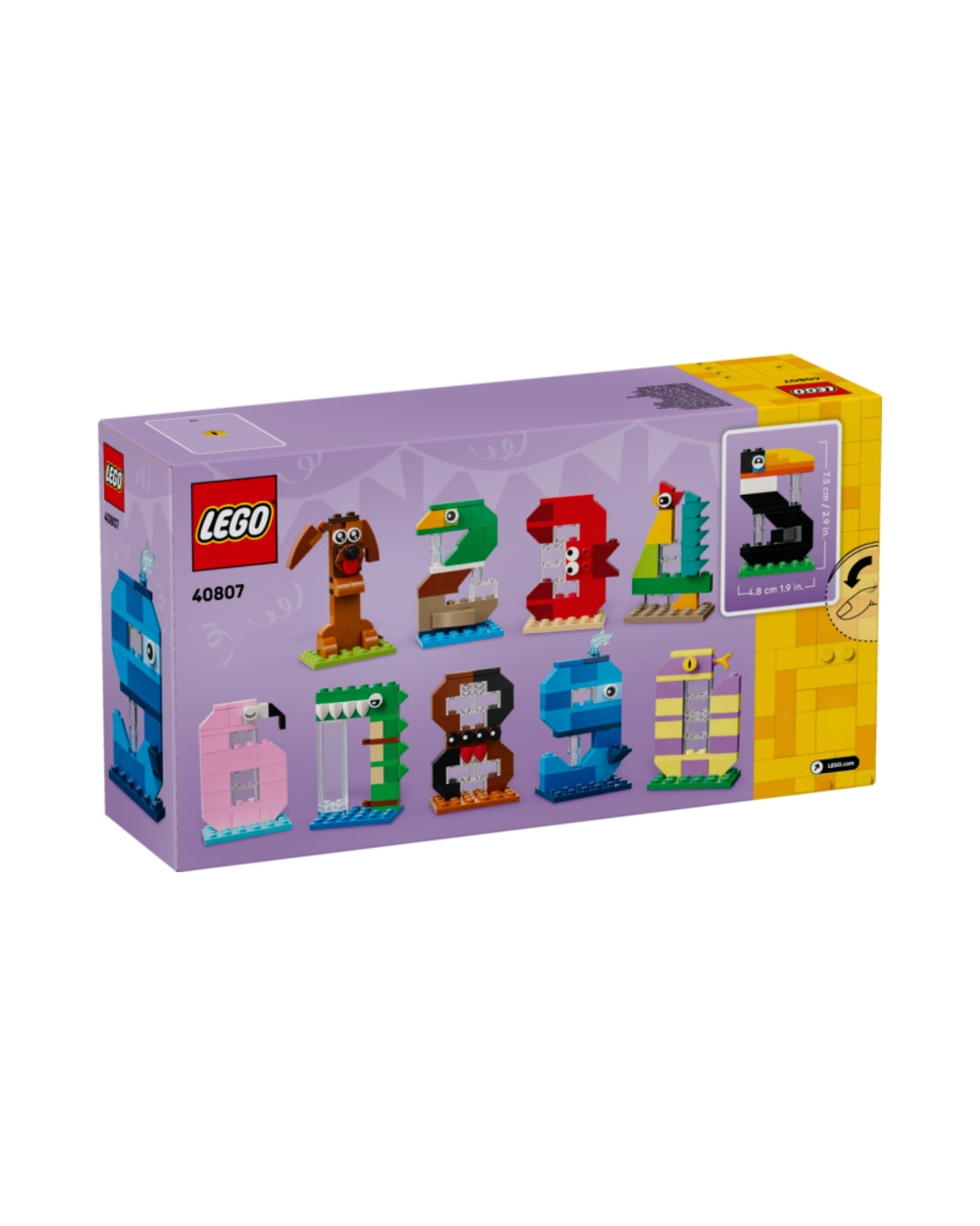 LEGO 40807 Fødselsdagstal - LEGO Iconic 40807