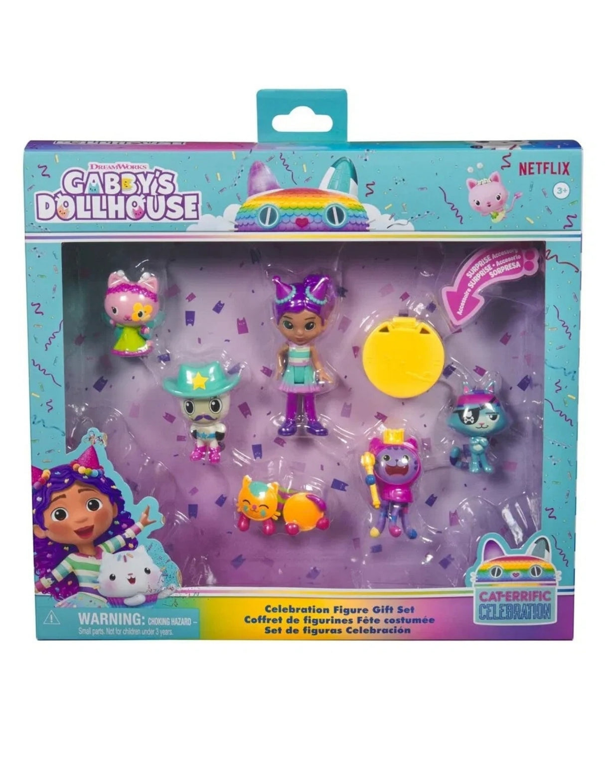 Gabby's Dollhouse Celebration 6 Figure Gift Set