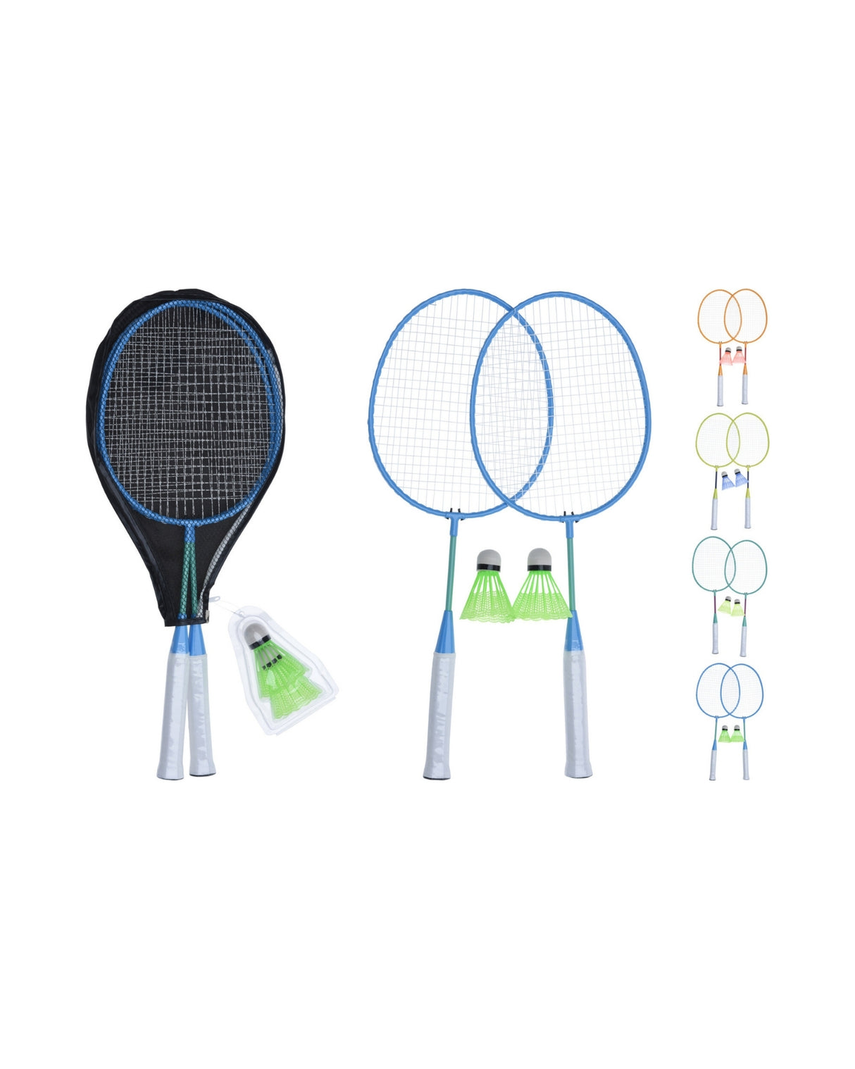 Badmintonsæt – 2 ketsjere & 2 bolde