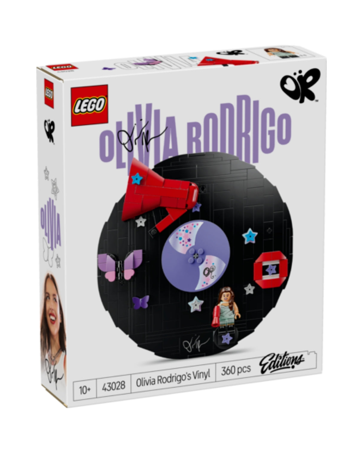 LEGO 43028 Olivia Rodrigos vinyl - LEGO Editions byggesæt