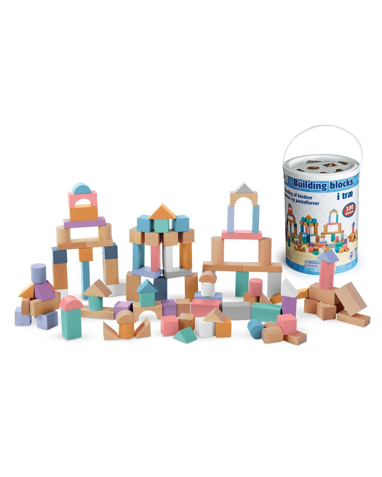 Klodser 100 stk Pastel