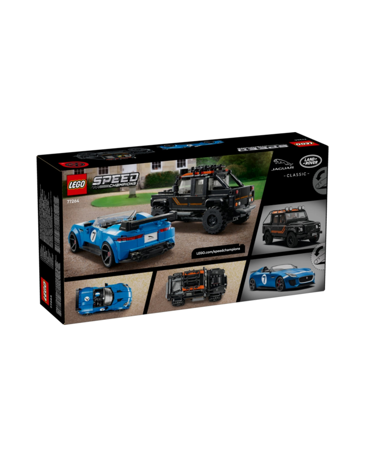 LEGO 77264 Jaguar Project 7 og Land Rover Defender