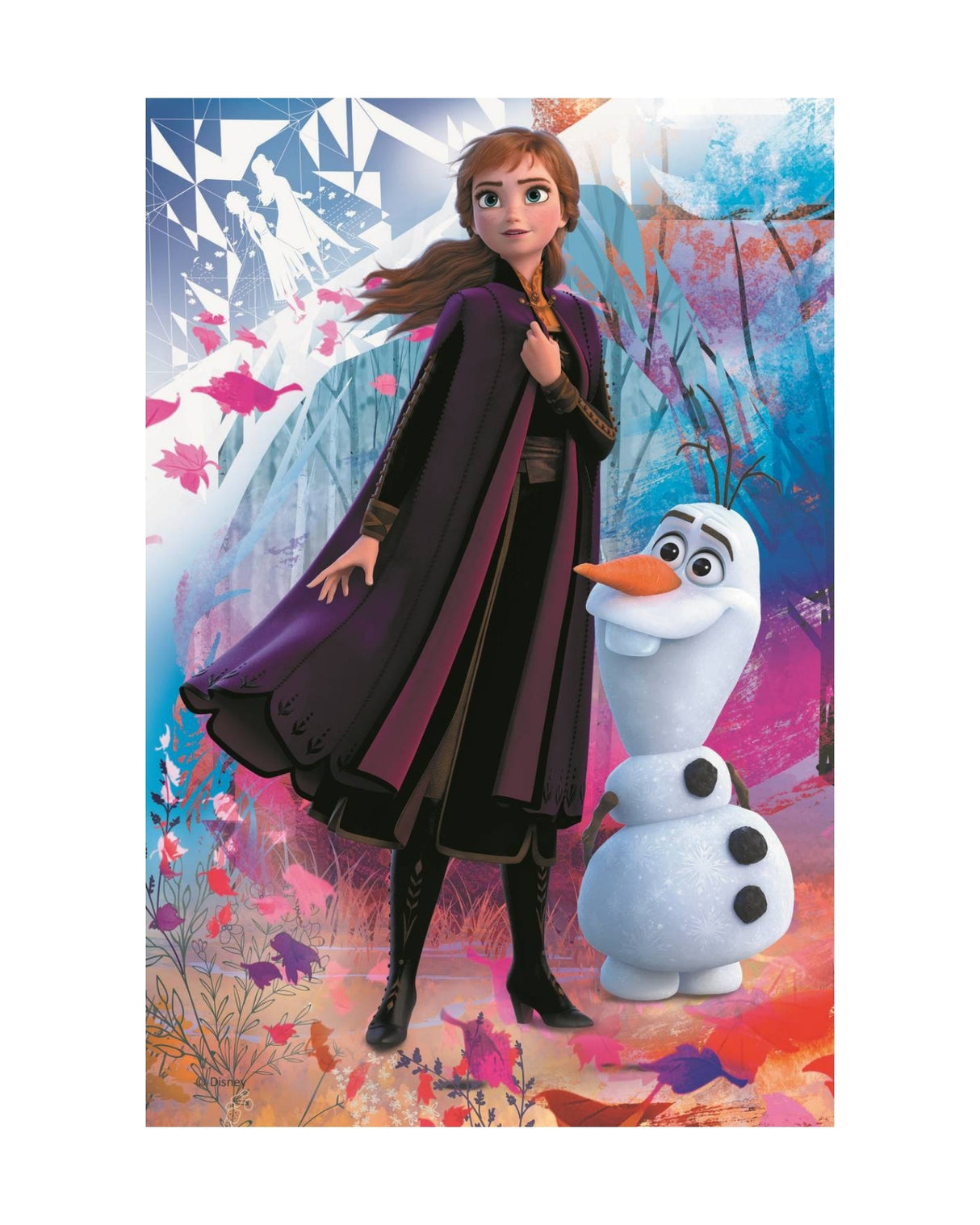 Puslespil med 54 brikker - Mini-Puslespil - I Anna Og Elsas Verden - Disney Frost Ii