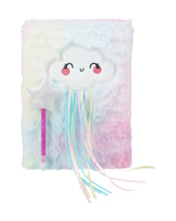 Notesbog A5 med plys og hængelås - Dagbog