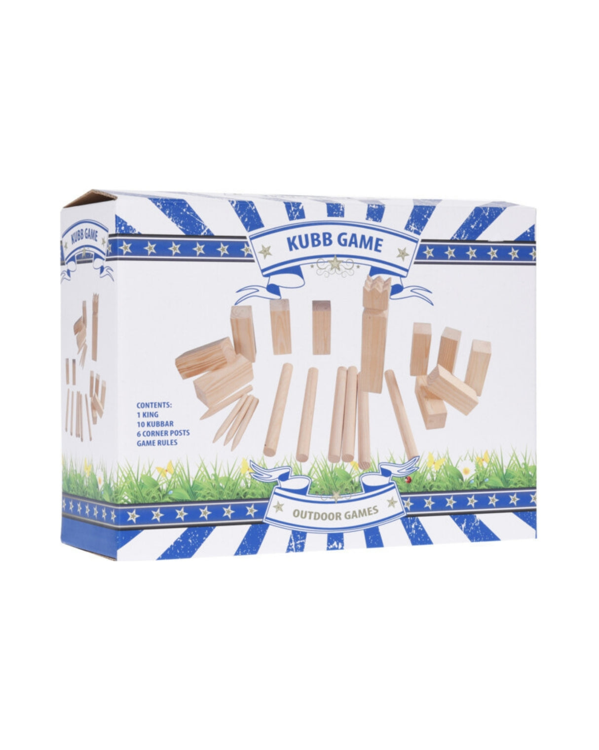 Kongespil - Kubb stort i træ