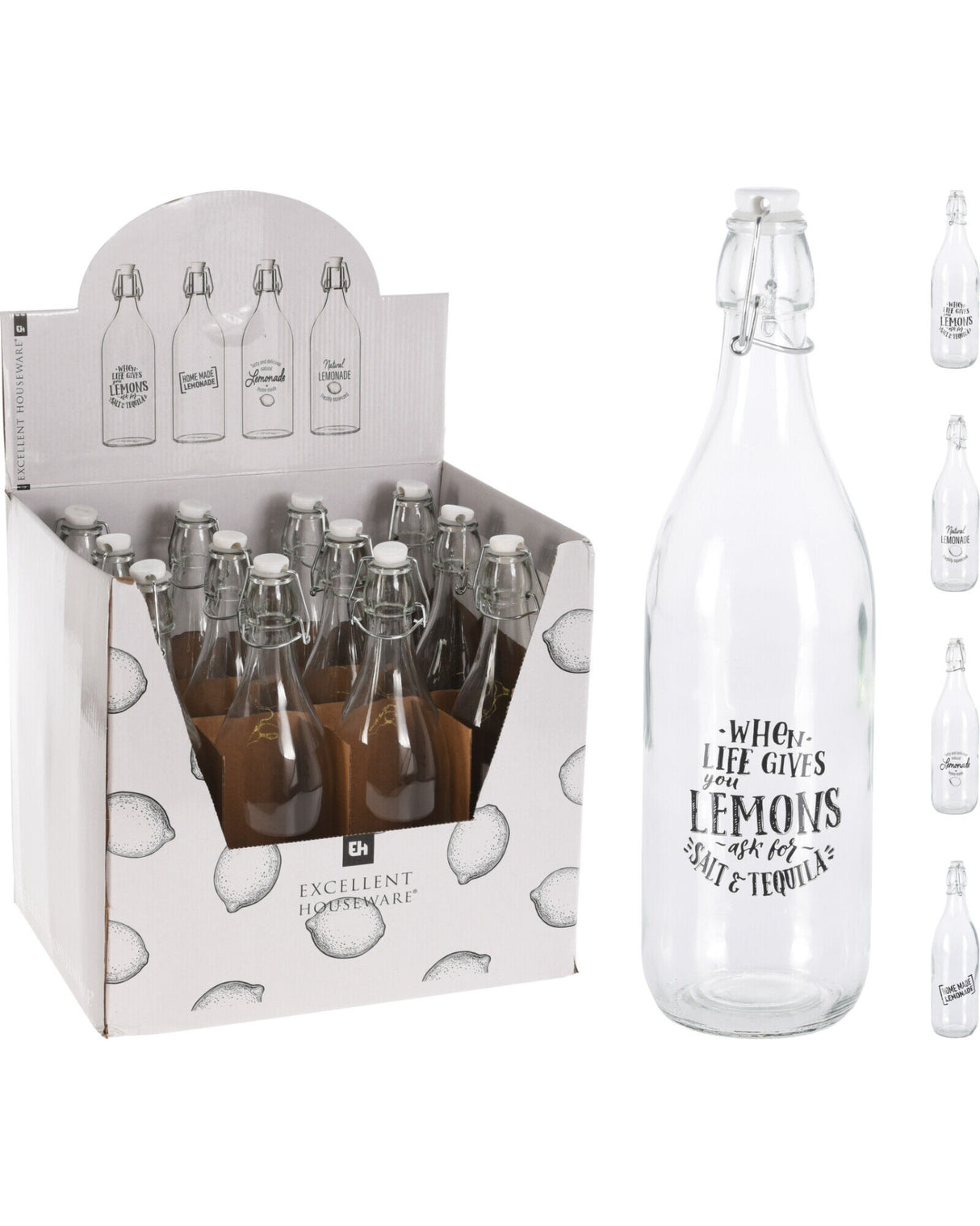 Saft flaske 1 liter 1stk
